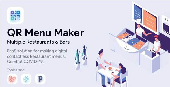 QR Menu Maker- SaaS - Contactless restaurant menus